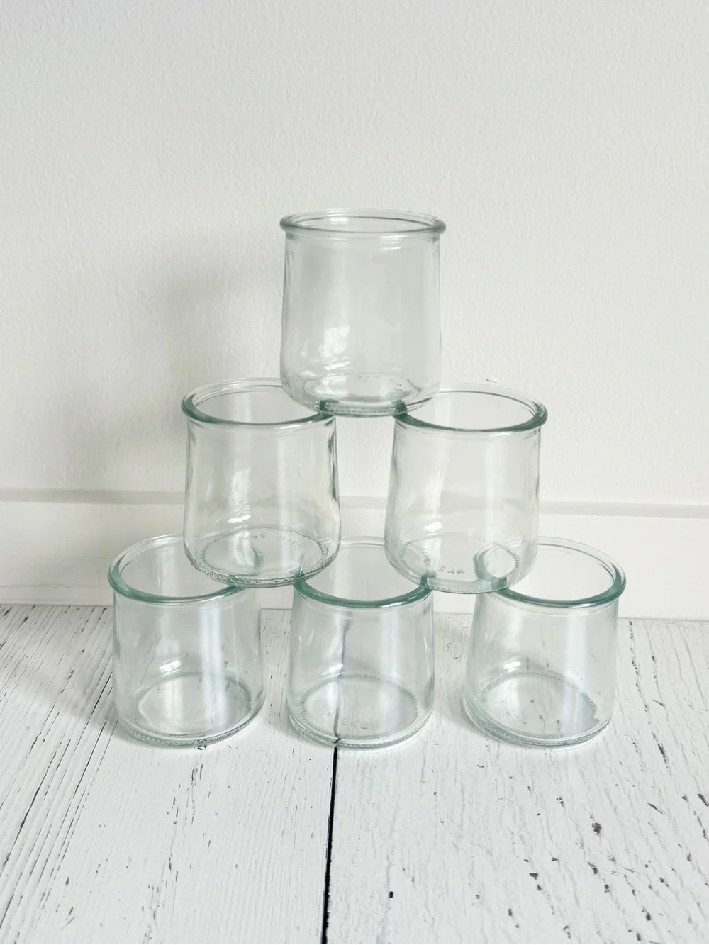 La FERMIÈRE Collection clear Jars - Set of 6
